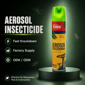 Caipu Aerosol Insecticide Spray 400ml - Fast Knockdown Pest Control, Factory Direct Wholesale