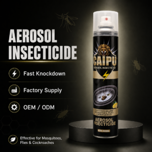 Caipu Aerosol Insecticide Spray 400ml - Fast Knockdown Pest Control, Factory Direct Wholesale