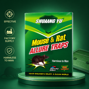 Shuang Yu Mouse & Rat Allure Traps - High-Efficiency Rodent Control, Factory Direct Wholesale