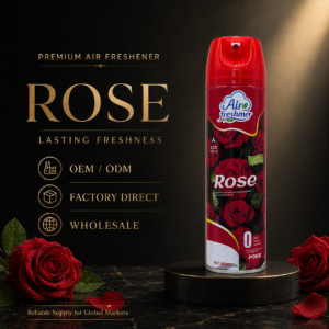 Premium Rose Air Freshener Spray 480ml - Factory Direct OEM/ODM Wholesale