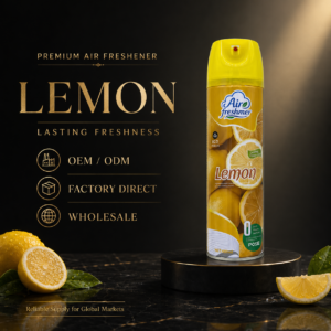 Premium Lemon Air Freshener Spray 480ml - Factory Direct OEM/ODM Wholesale